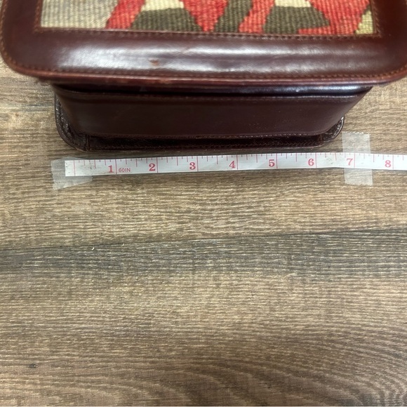 Kilim ART NWOT small leather crossbody bag made in Turkey- beautiful quality - Picture 14 of 15